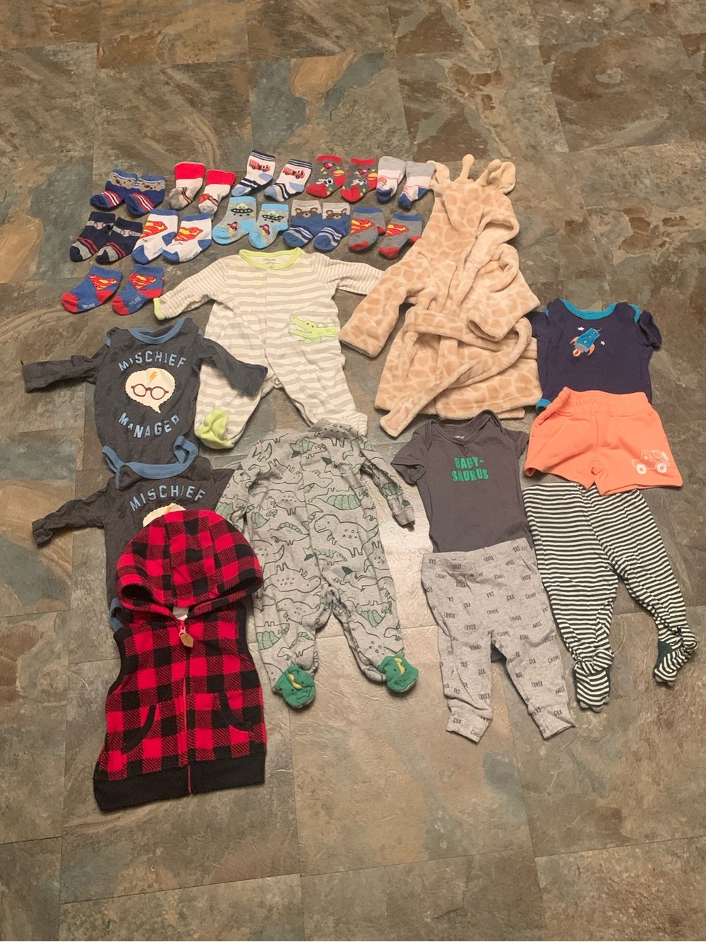 Baby boy clothes bundle, size NB-3 months